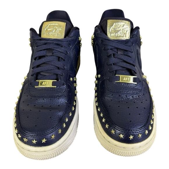 Nike Womens Air Force 1 Low Star-Studded Size 7 AR0639 001 - Picture 5 of 8